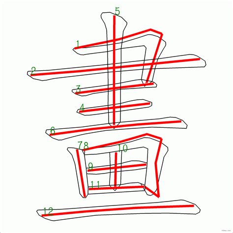 筆畫12劃的字|12画的字